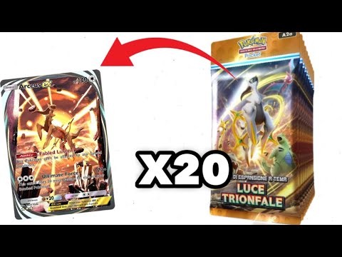 APRO 20 PACCHETTI DELLA NUOVA ESPANSIONE DEL TGC POKÉMON LUCE TRIONFALE ...