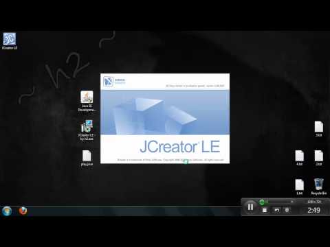 How to Instal and run  JAVA using Jcreator