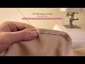How to sew #1 basting stitch - including how to start , how to end &amp; start again 🫶