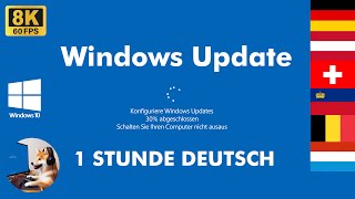 Celebrity Deutscher Windows 10-Update-Bildschirm mit 8K 4K HD 60 FPS 🖥️ 1-stündige Schleife Fake Screen 2026 Wealth