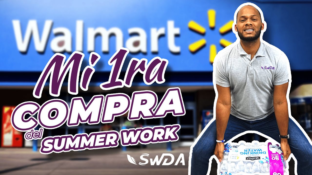 Mi primera compra del Summer en el Super Mercado - YouTube