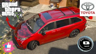 How To Install 2022 Toyota Sienna XSE [Add-On] In GTA V | 2022 | GTA 5
