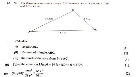 2021 Maths p2 G12 internal Q12