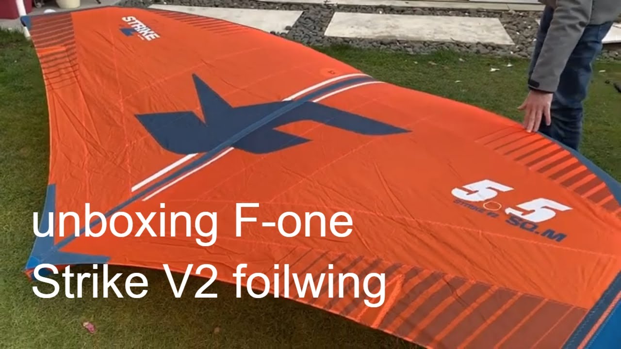 Unboxing F-One strike V2 foilwing ...