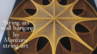String art tutorial | string art wall hangings