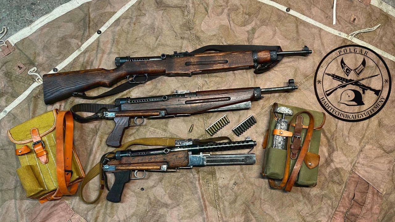 50 M géppisztoly ( király géppisztoly ) szét-összeszerelése / kiraly submachine gun  field strip