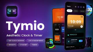 Tymio – Aesthetic Clock & Timer | 120 Clock Designs, Widgets & Screen Saver screenshot 1