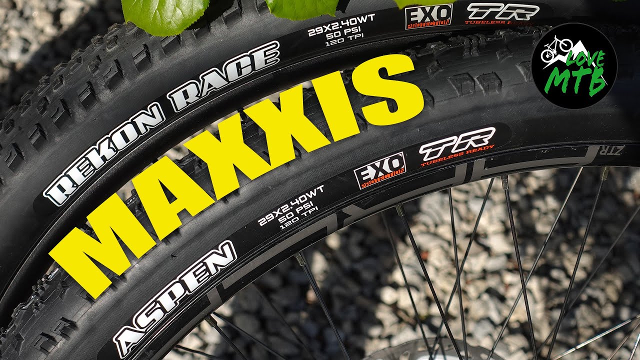 Maxxis Rekon Race and ASPEN 2.4 WT, XC Race tires Quick Check