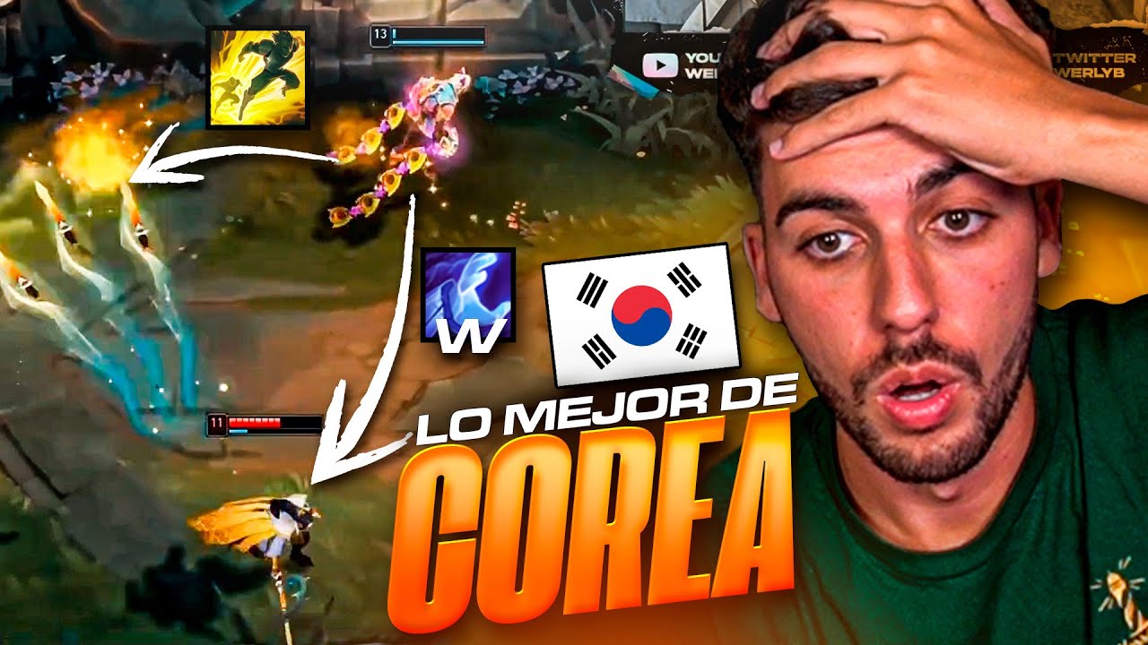 ¡REACCIONANDO a las MEJORES JUGADAS del SERVER COREANO! | Werlyb