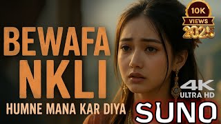 Download Lagu BEWAFA NIKLI 💔 | 4k video  | Hindi song | suno Ai MP3
