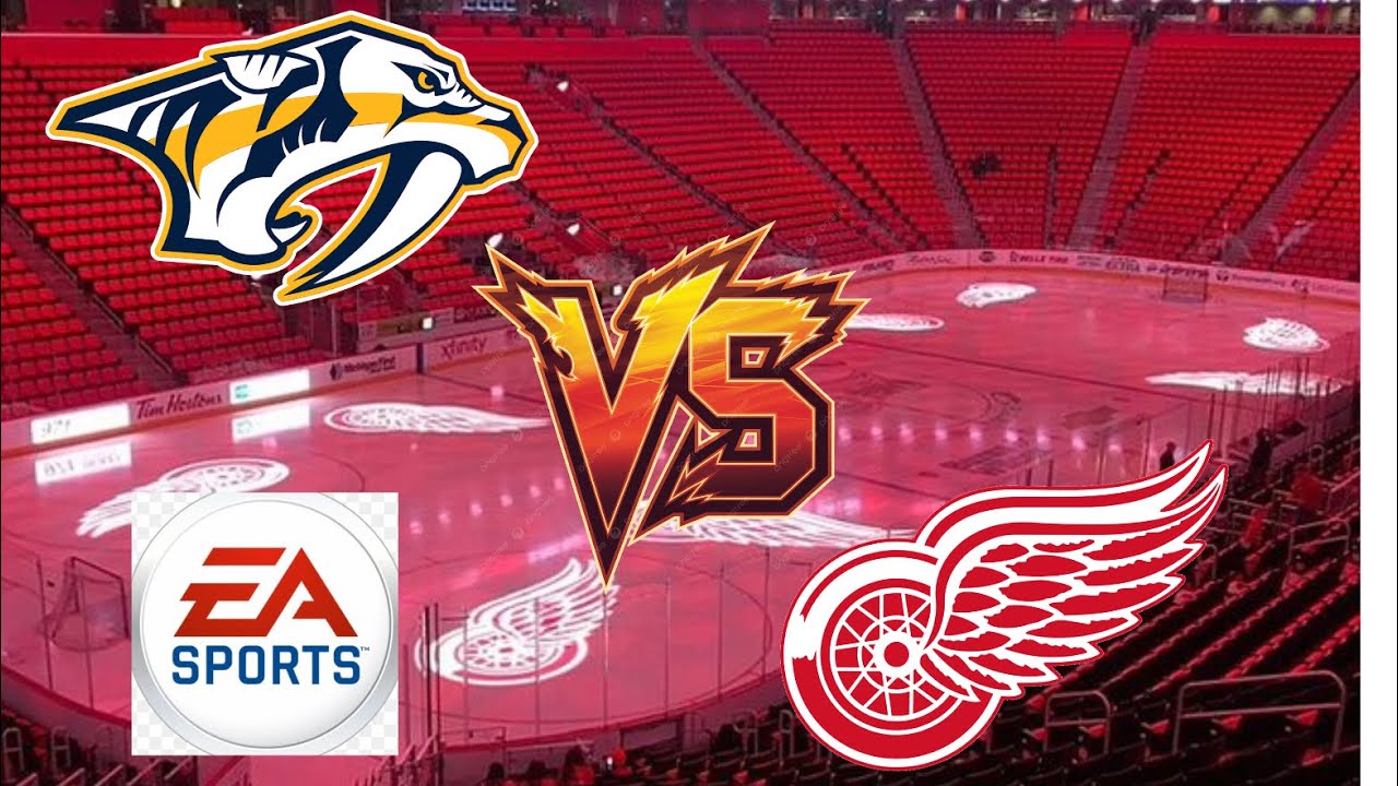 EA Sports NHL 26, Nashville Predators vs Detroit Red Wings December 2rd 2025