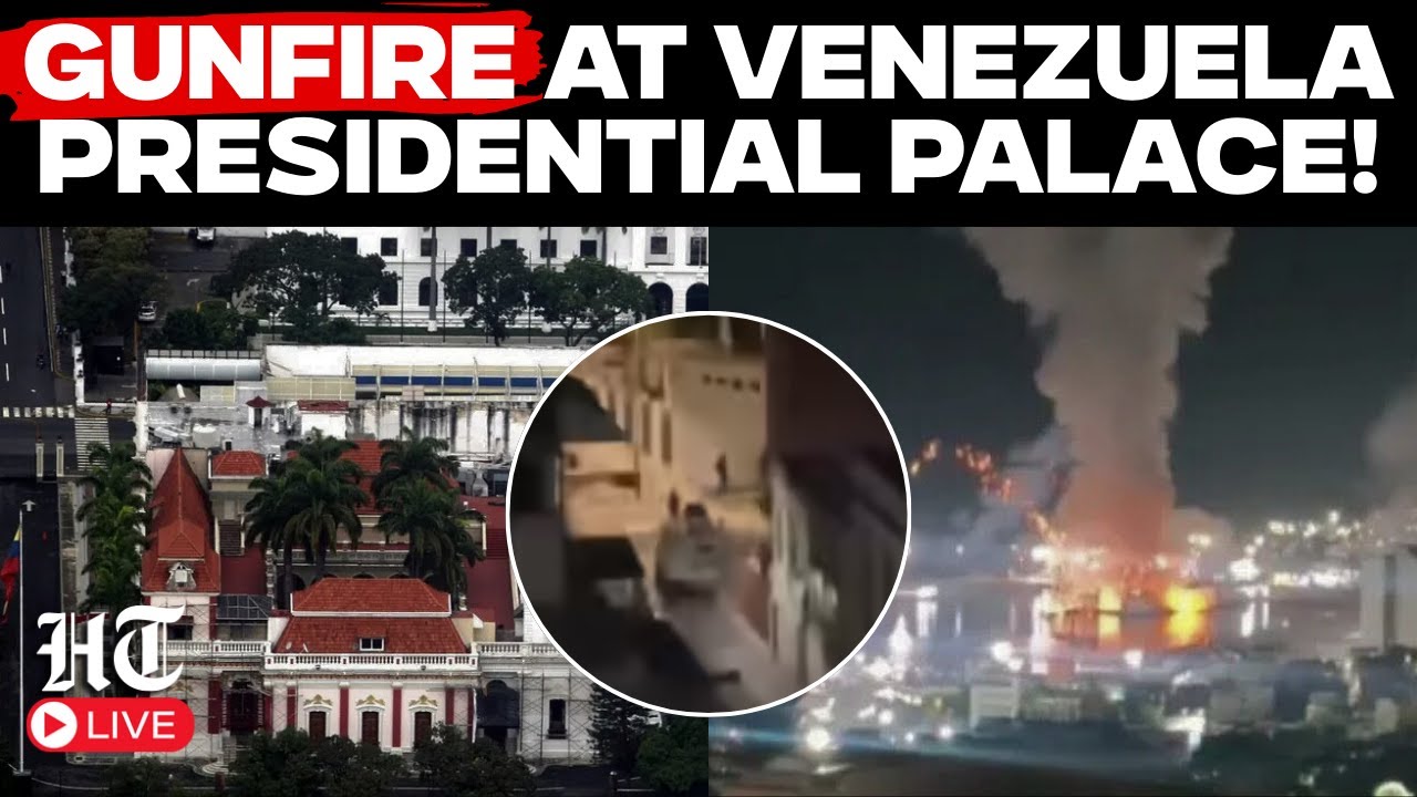 LIVE: Heavy Gunfire Erupts Near Venezuela’s Presidential Palace Amid Reports of Chaos in Caracas