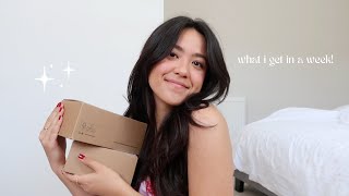 What I Get In A Week Microinfluencer Pr Unboxing Haul