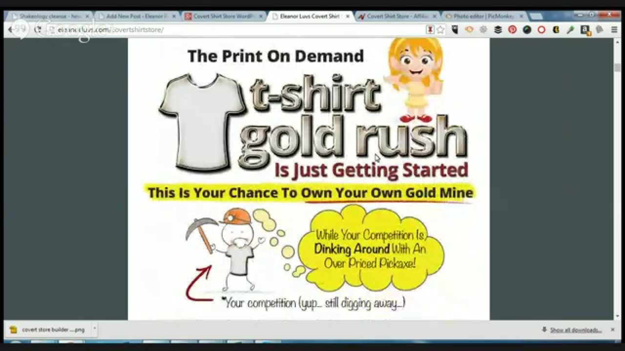 Covert Shirt Store WordPress Theme