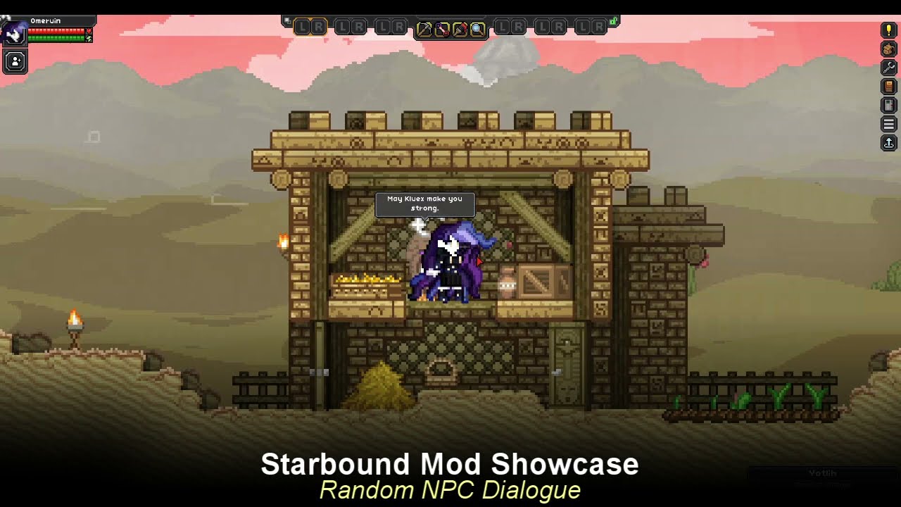 Starbound Mod Showcase  - Random NPC Dialogue