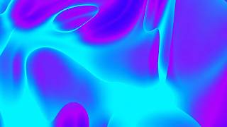🎬 4K Screensaver – Blue, Cyan and Purple Neon Fluid | (No Audio)