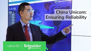 Operations Services for China Unicom’s Hyperscale Data Center Failures | Schneider Electric