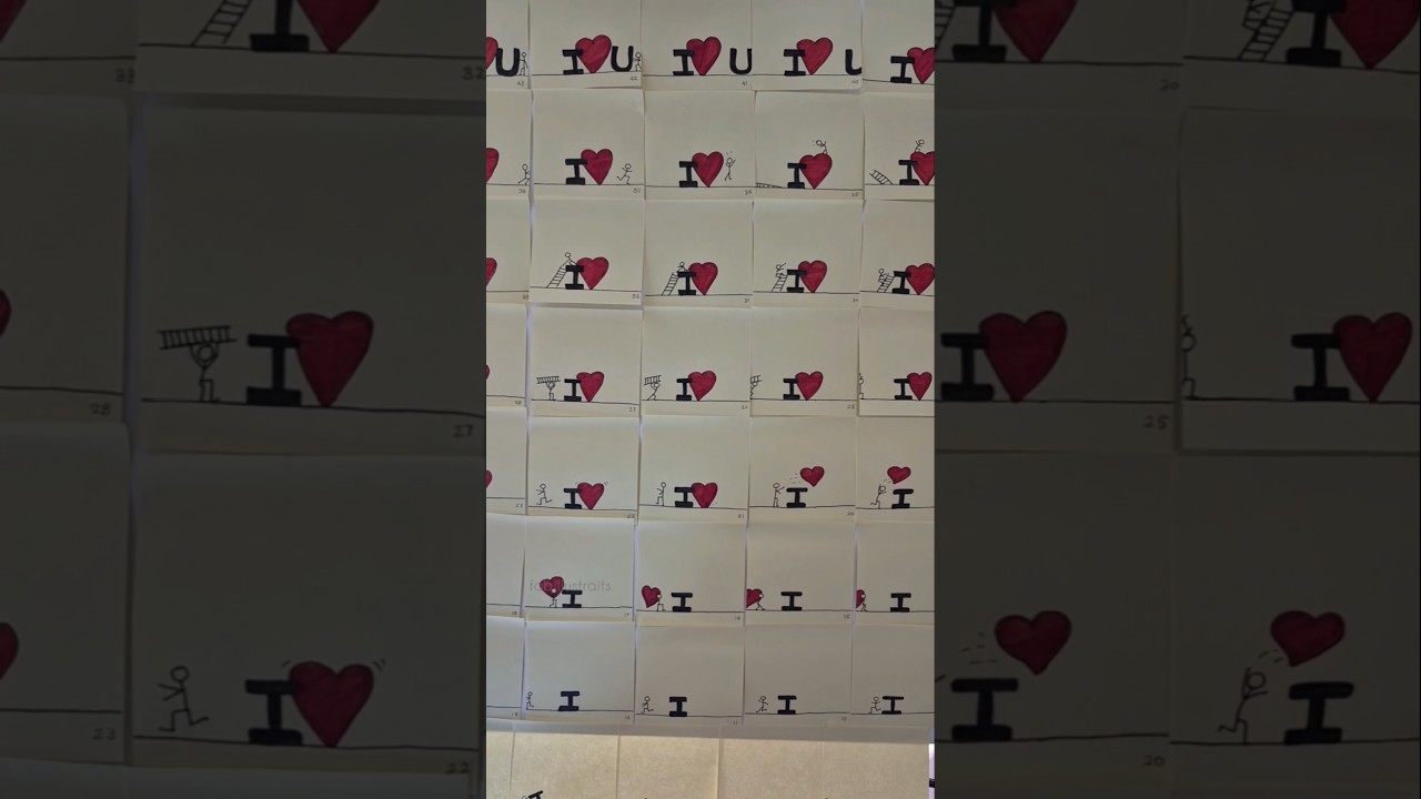 Flipbook Animation using sticky notes 