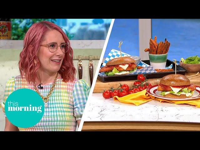 The Ultimate Gluten-Free Chicken Burger With Becky Excell | This Morning class=