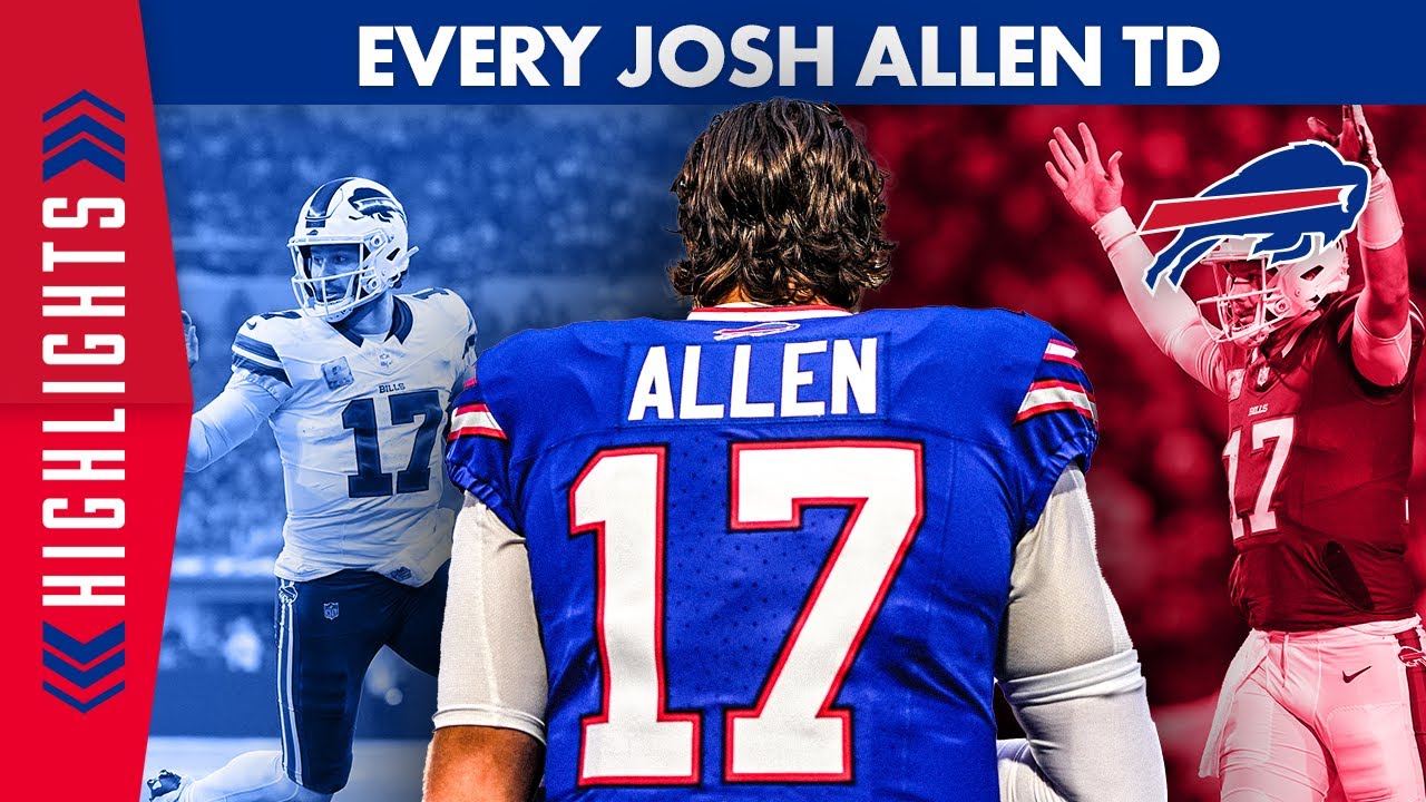 Every Josh Allen Touchdown At The Bye! | Buffalo Bills - YouTube