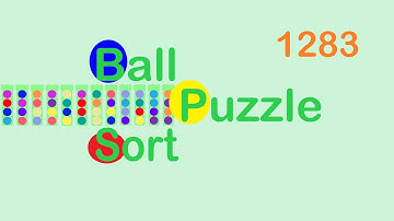 Ball Sort Puzzle Level 1283 🎯No Extra Tubes😂Game Walkthrough😘  #Stay Home And Fun Play #WithMe