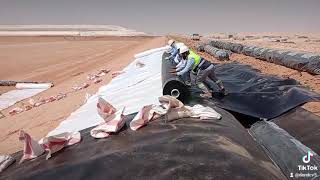 How to install HDPE liner