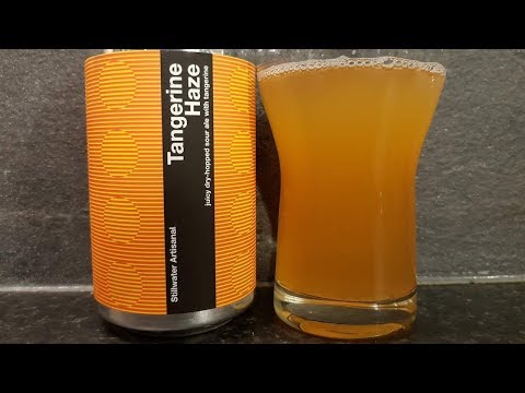 Stillwater Artisanal Tangerine Haze Juicy Dry Hopped Sour | American Craft Beer Review