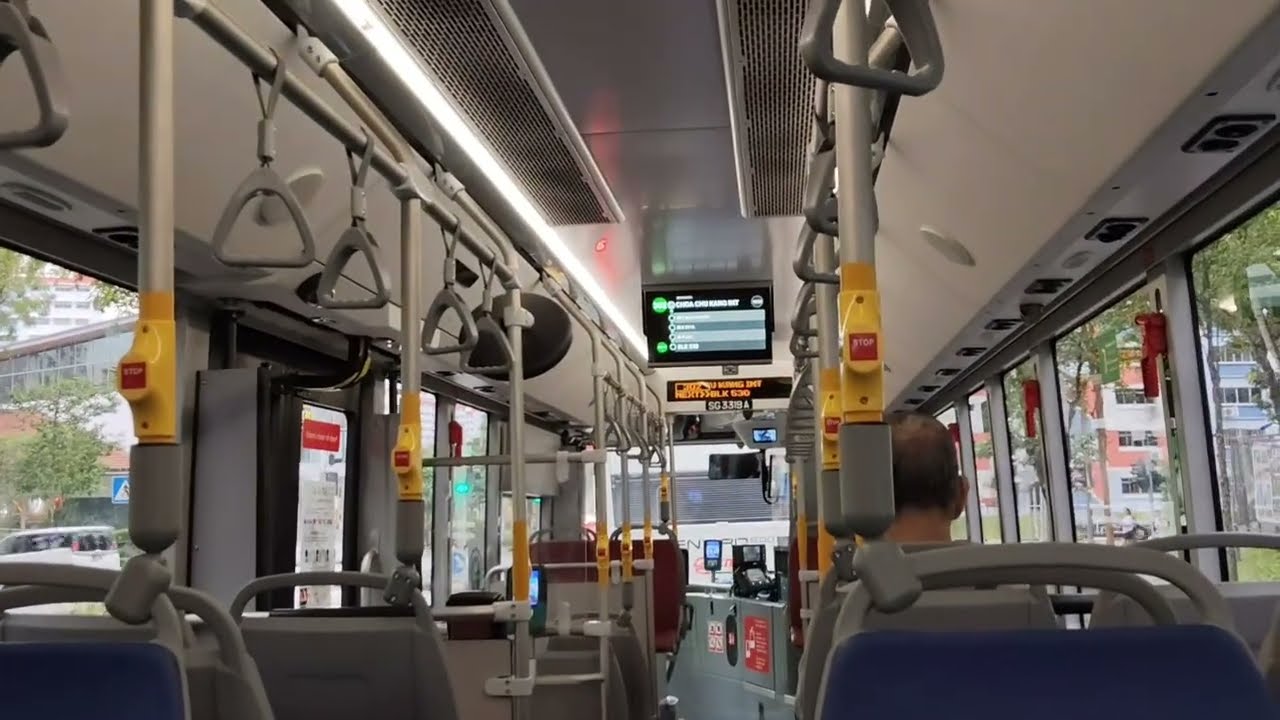 [BYD Caught On Bus 302] [Near Evening Peak Hour] SMRT BRAND NEW BYD BC12A04 On Bus 302 [SG3319A]