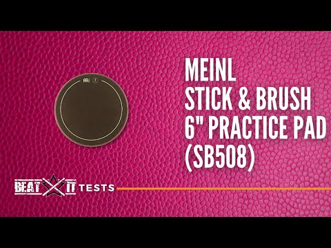 Тренувальний пед Meinl SB508 Practice Pad 6", видео 1
