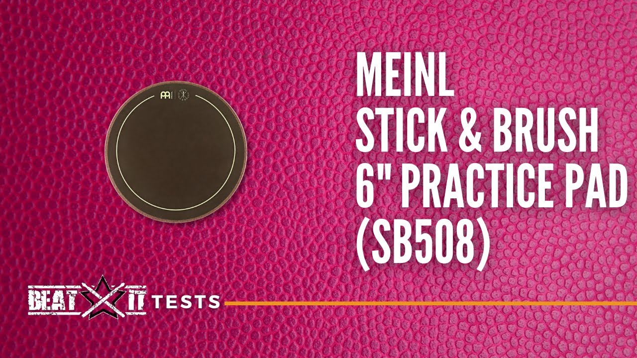 Small, solid Meinl Stick & Brush 6" Practice Pad | A Test by EN BeatitTV