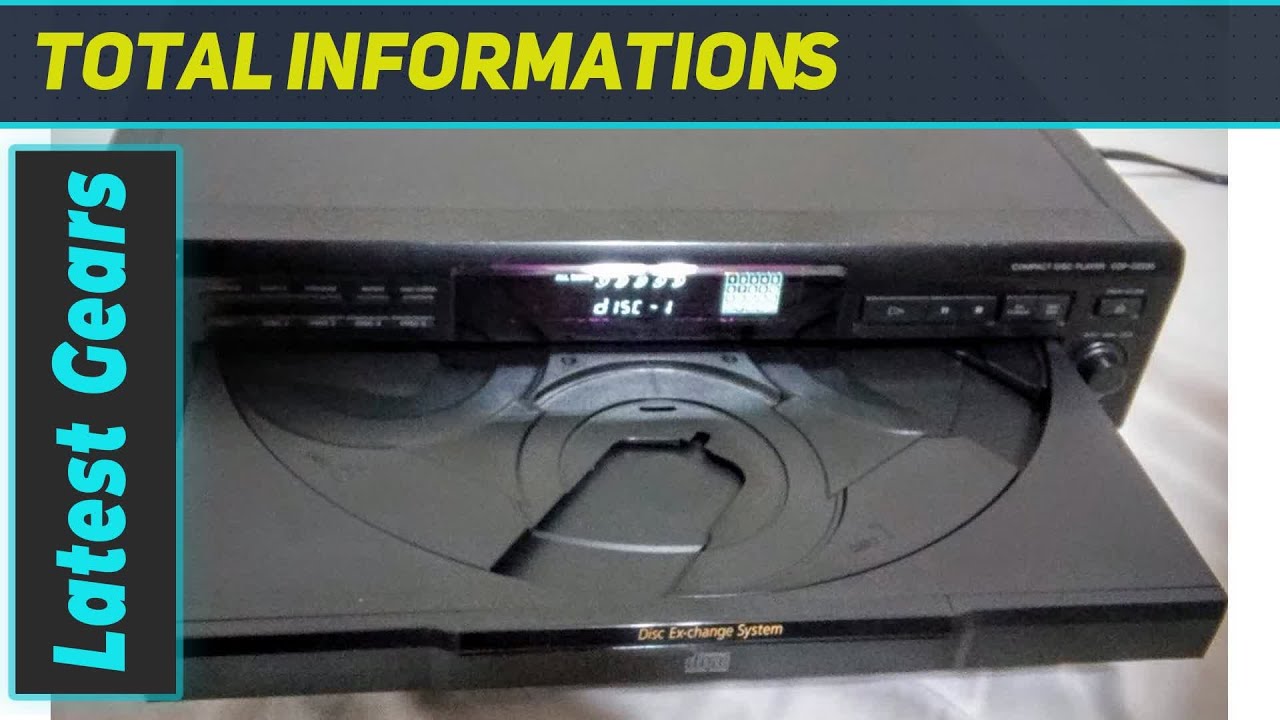 Impressive Sony 5 CD Changer Review CDPCE235 Carousel Tray YouTube