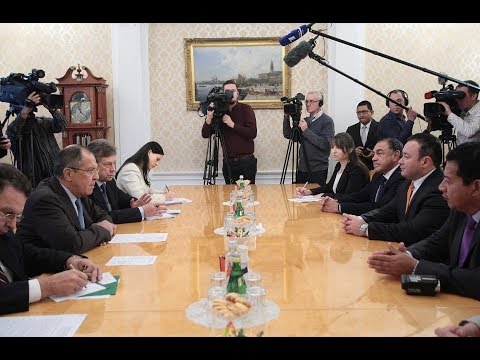 Переговоры С.В.Лаврова с Г.Гальегосом, Москва, 13 октября 2017 года