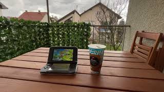 3DS, coffee, rain🌧️ [sound]