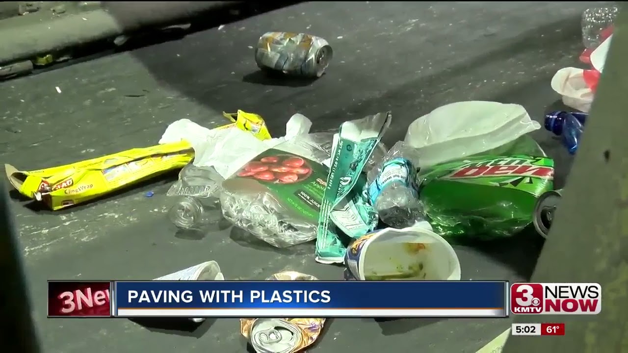 Paving roads with recycled plastic YouTube