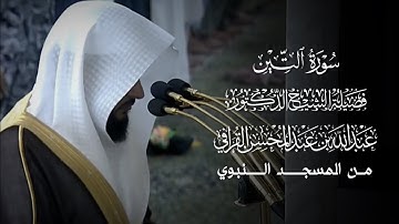سورة التين | المصحف المرتل لفضيلة الشيخ د.#عبدالله_القرافي من #المسجد_النبوي 