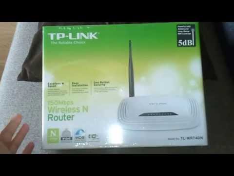TP-LINK TL-WR740N - Unboxing (Unpacked)