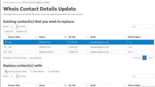 How to update your whois contact details screenshot 1