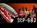 Лепим SCP-682 НЕУЯЗВИМАЯ РЕПТИЛИЯ из пластилина | Лепка Horror Show