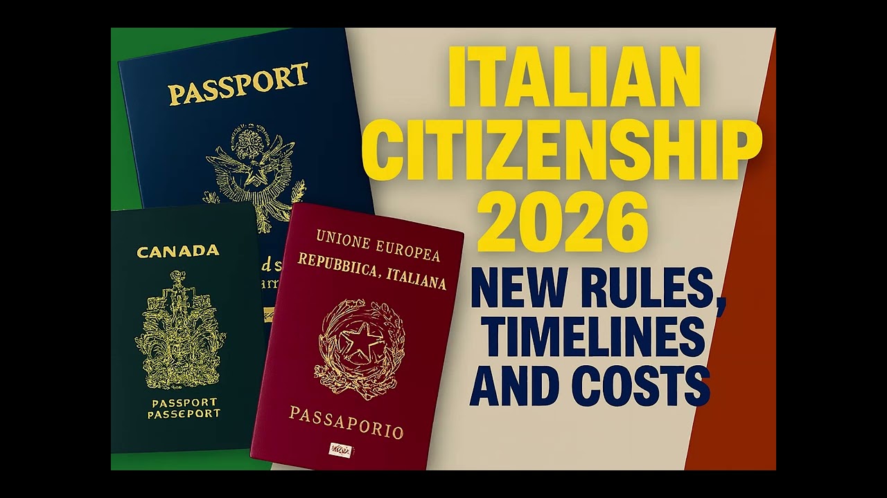 Italian Citizenship 2026 New Rules, Timelines, and Costs