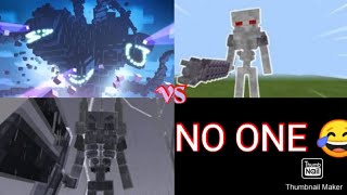 MINECRAFT|FINAL FIGHT EVER WITHER STORM VS PRIME SKELETON VS BLACK DEMON WITHER TITAN screenshot 5