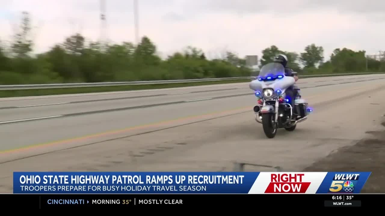 Ohio State Highway Patrol ramps up recruitment amid holiday travel surge