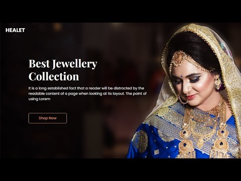 Jewellery ecommerce website template download | Html css js ecommerce ...