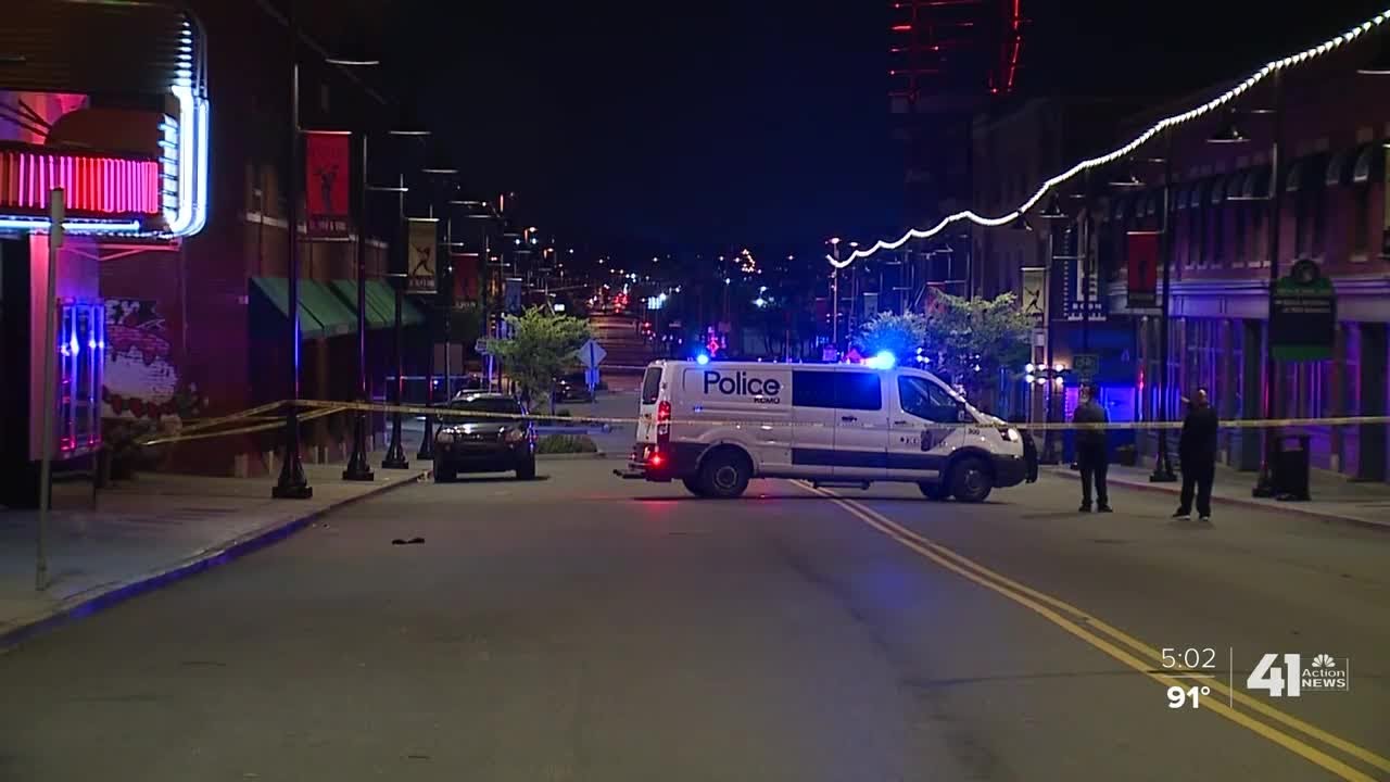 KCPD: One dead, four injured in shooting at 18th & Vine - YouTube