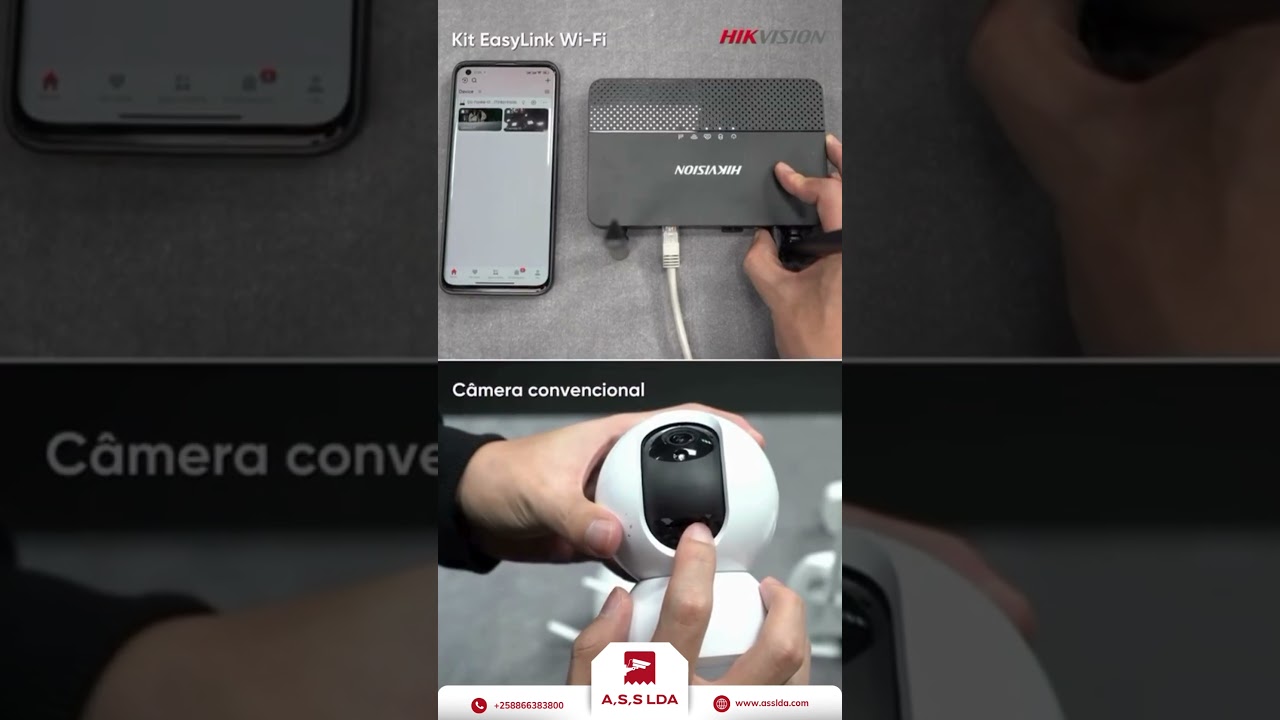 Easylink Wi-Fi vs Câmara Convencional — qual é a diferença?