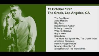 Morrissey - October 12, 1997 - Los Angeles, CA, USA (Full Concert) LIVE