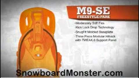 Flow M9-SE Bindings 2012 2011 | SnowboardMonster.com