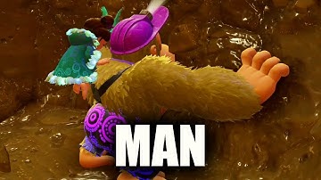 Donkey Kong Bananza Emerald Rush DLC - 100% Walkthrough Part 60 Gameplay - Landfill Layer Level 5