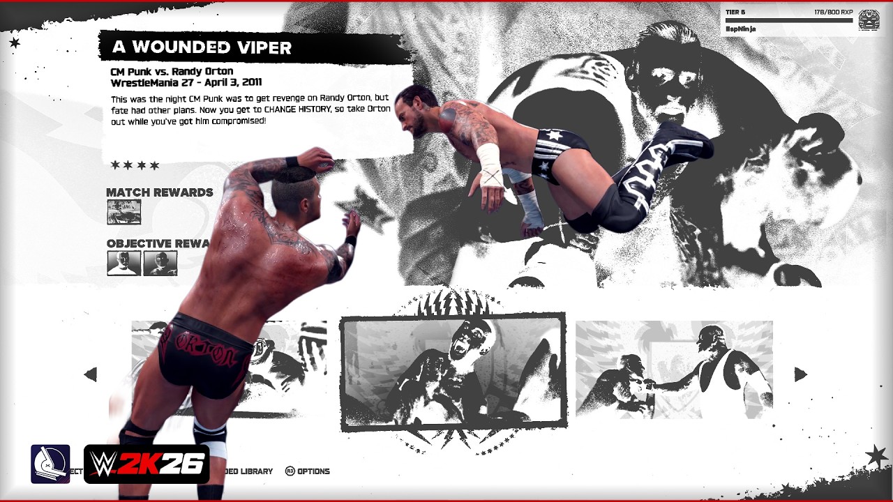 WWE 2K26: CM Punk vs. Randy Orton - WrestleMania XXVII Gameplay