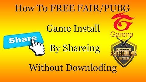 How To Install FREE FAIR/PUBG Without Downloading in Nox Player Emulater