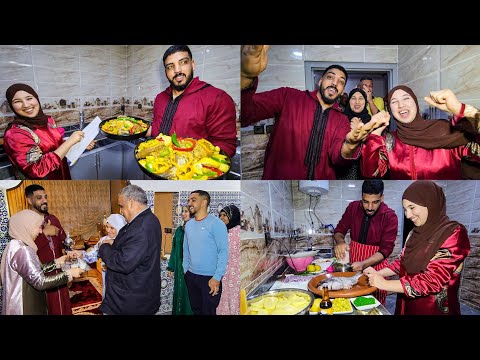 فطورها خلانا حالين فمنا و محبوبة على حفصة صوتات و لعرايسات ملي شافو هاد طبلة تصدموا يالبنات 